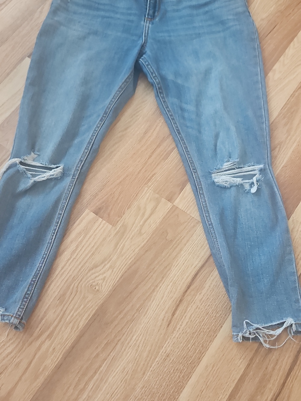 Abercrombie Ankle Jean High Rise Curve Love Size 28 6
